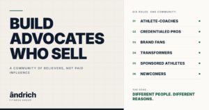 Build Advocates Who Sell - six roles in one brand community
